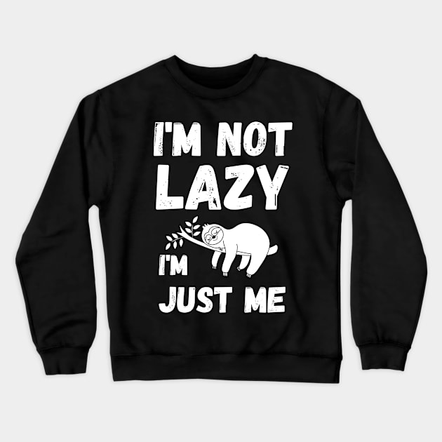 energy saving mode - I'm not lazy - sarcastic saying Crewneck Sweatshirt by mo_allashram